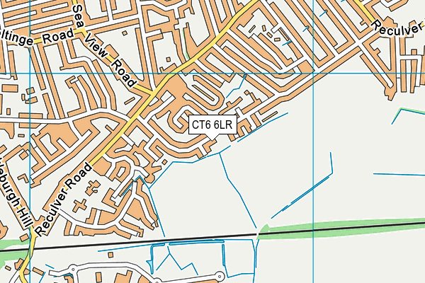 CT6 6LR map - OS VectorMap District (Ordnance Survey)