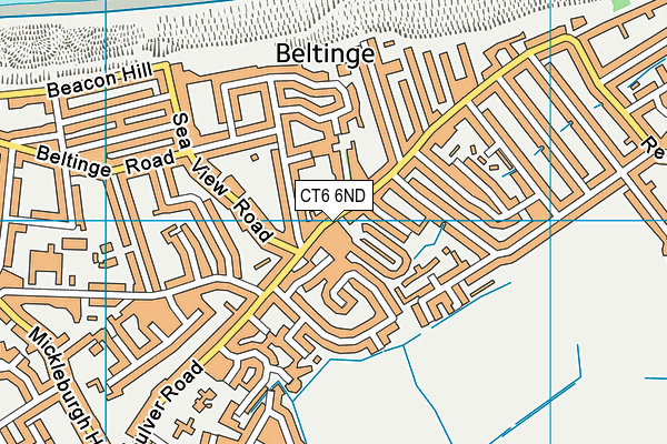 CT6 6ND map - OS VectorMap District (Ordnance Survey)