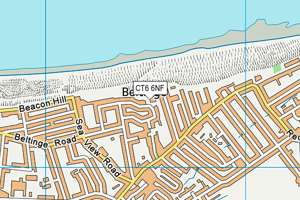 CT6 6NF map - OS VectorMap District (Ordnance Survey)