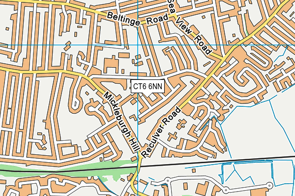 CT6 6NN map - OS VectorMap District (Ordnance Survey)