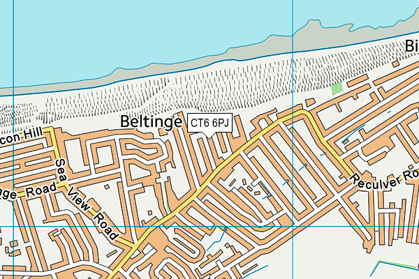 CT6 6PJ map - OS VectorMap District (Ordnance Survey)