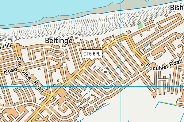 CT6 6PL map - OS VectorMap District (Ordnance Survey)