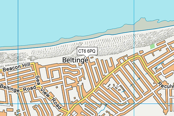 CT6 6PQ map - OS VectorMap District (Ordnance Survey)