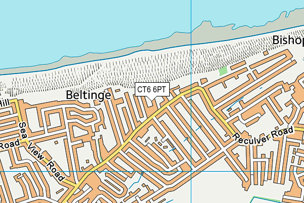 CT6 6PT map - OS VectorMap District (Ordnance Survey)