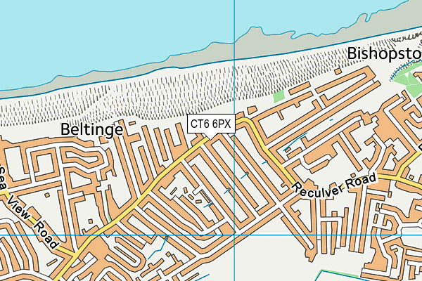 CT6 6PX map - OS VectorMap District (Ordnance Survey)