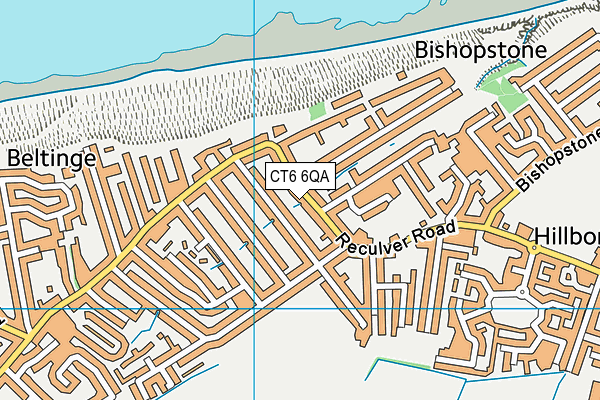 CT6 6QA map - OS VectorMap District (Ordnance Survey)