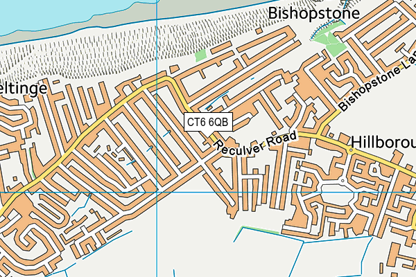 CT6 6QB map - OS VectorMap District (Ordnance Survey)