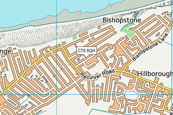 CT6 6QH map - OS VectorMap District (Ordnance Survey)