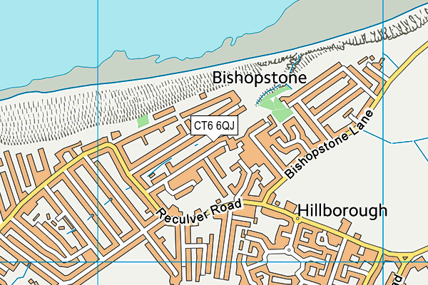 CT6 6QJ map - OS VectorMap District (Ordnance Survey)