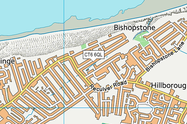 CT6 6QL map - OS VectorMap District (Ordnance Survey)
