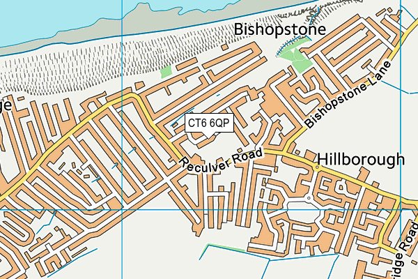 CT6 6QP map - OS VectorMap District (Ordnance Survey)