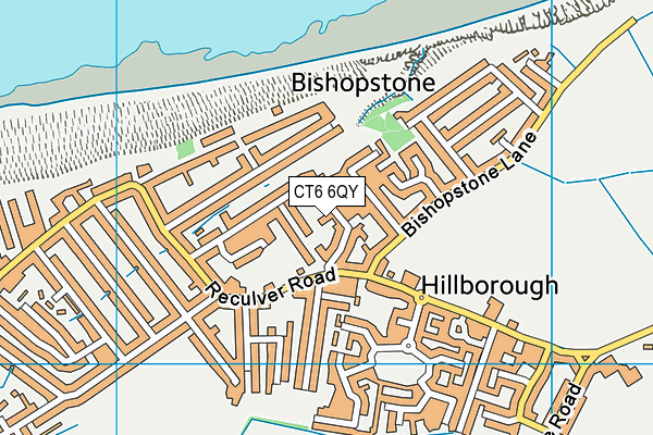 CT6 6QY map - OS VectorMap District (Ordnance Survey)