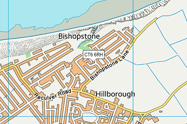 CT6 6RH map - OS VectorMap District (Ordnance Survey)