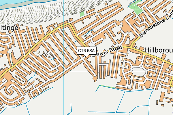 CT6 6SA map - OS VectorMap District (Ordnance Survey)