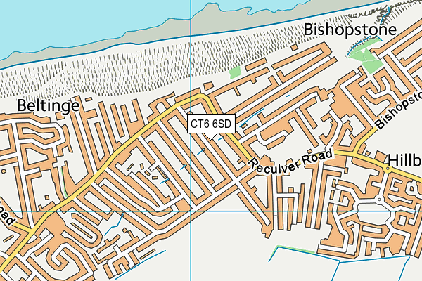 CT6 6SD map - OS VectorMap District (Ordnance Survey)