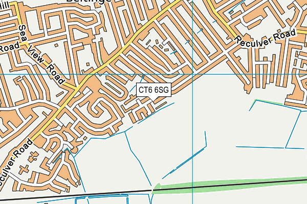 CT6 6SG map - OS VectorMap District (Ordnance Survey)
