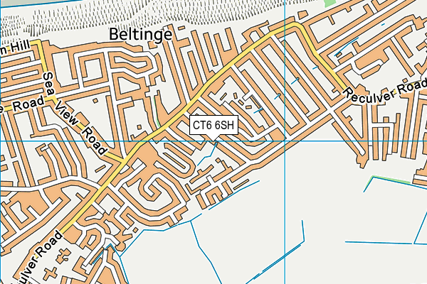 CT6 6SH map - OS VectorMap District (Ordnance Survey)