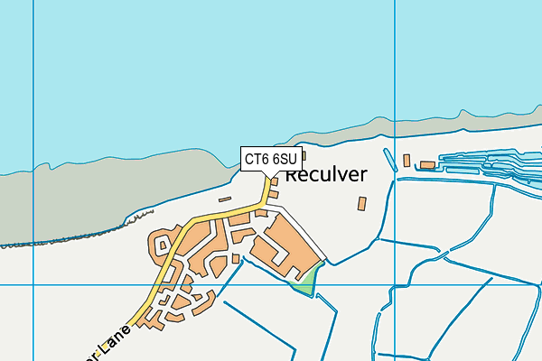 CT6 6SU map - OS VectorMap District (Ordnance Survey)