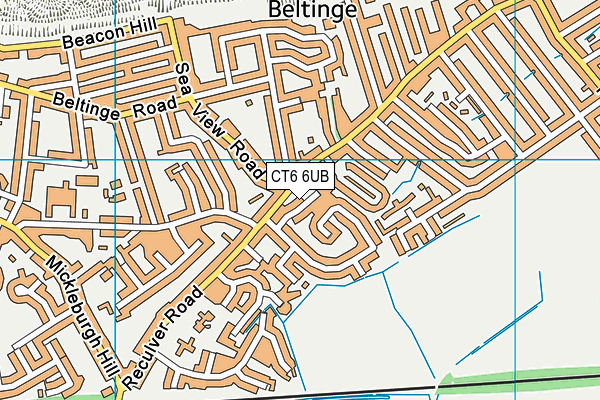 CT6 6UB map - OS VectorMap District (Ordnance Survey)