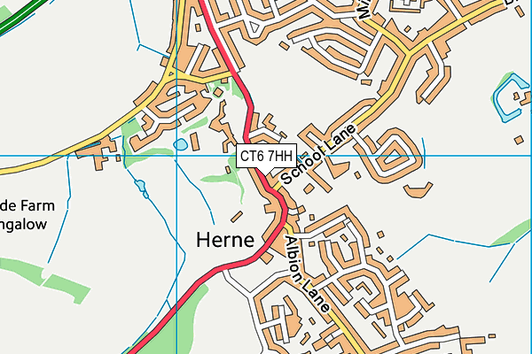 CT6 7HH map - OS VectorMap District (Ordnance Survey)