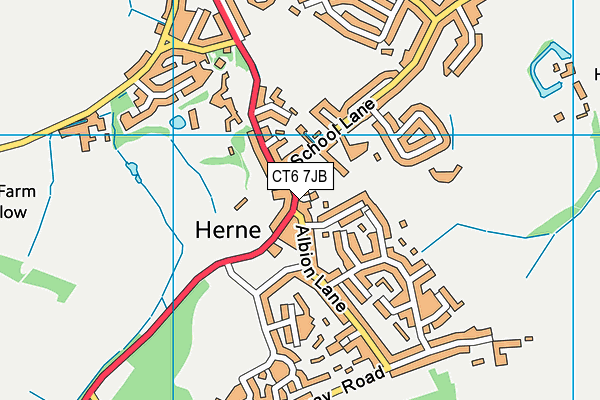 CT6 7JB map - OS VectorMap District (Ordnance Survey)