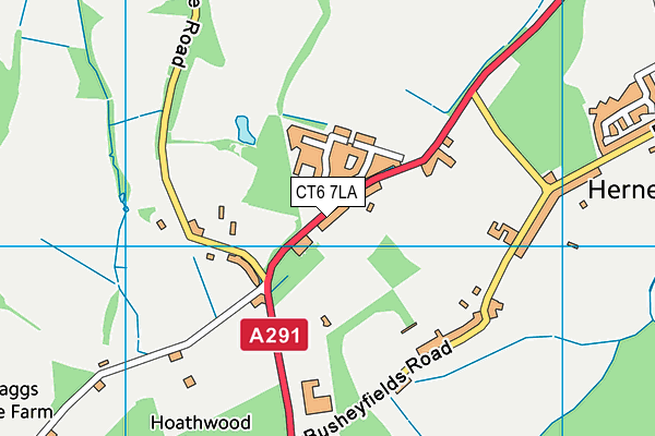 CT6 7LA map - OS VectorMap District (Ordnance Survey)