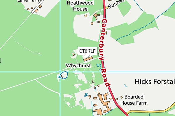 CT6 7LF map - OS VectorMap District (Ordnance Survey)