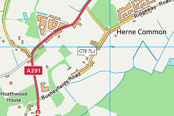 CT6 7LJ map - OS VectorMap District (Ordnance Survey)