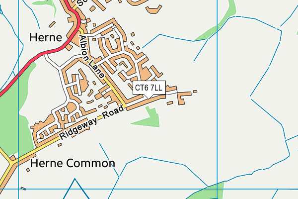 CT6 7LL map - OS VectorMap District (Ordnance Survey)