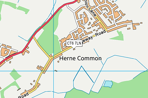 Map of HERNE BAY ESTATES LIMITED at district scale