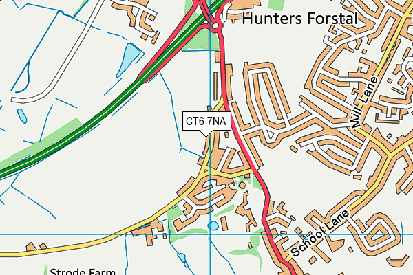 CT6 7NA map - OS VectorMap District (Ordnance Survey)