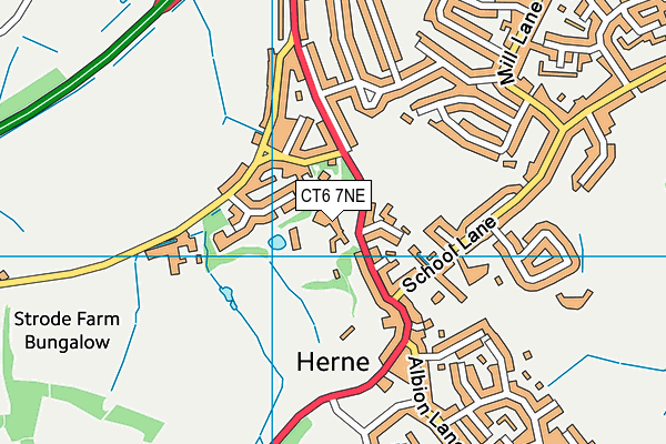 CT6 7NE map - OS VectorMap District (Ordnance Survey)