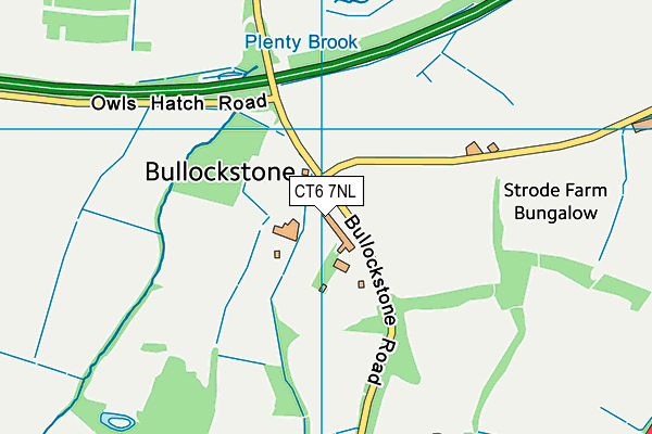 CT6 7NL map - OS VectorMap District (Ordnance Survey)