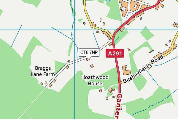 CT6 7NP map - OS VectorMap District (Ordnance Survey)