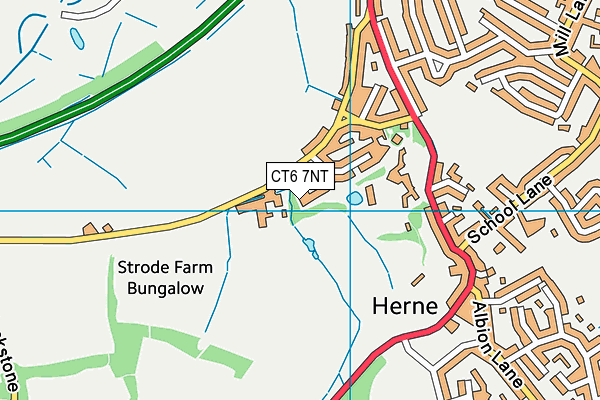 CT6 7NT map - OS VectorMap District (Ordnance Survey)