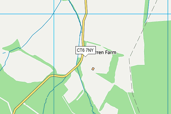 CT6 7NY map - OS VectorMap District (Ordnance Survey)