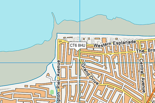 CT6 8HU map - OS VectorMap District (Ordnance Survey)