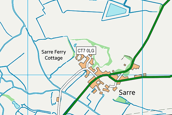 Map of CHANTRY PARK (SARRE) MANAGEMENT LIMITED at district scale