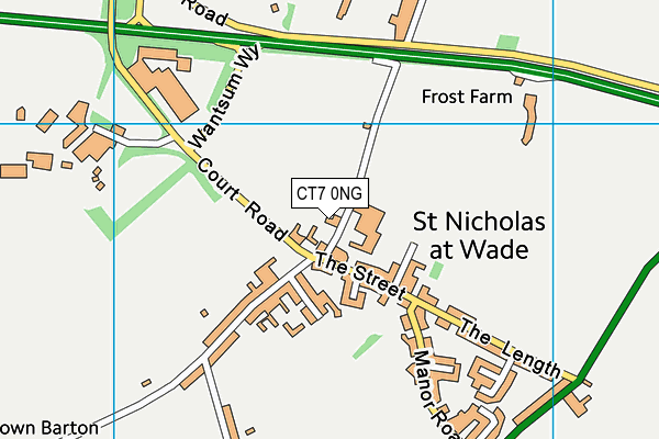 CT7 0NG map - OS VectorMap District (Ordnance Survey)