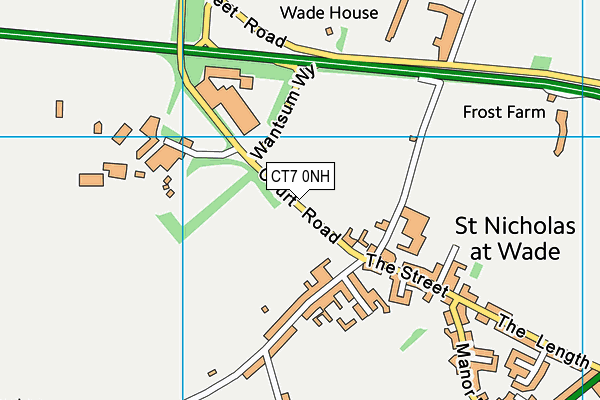 CT7 0NH map - OS VectorMap District (Ordnance Survey)
