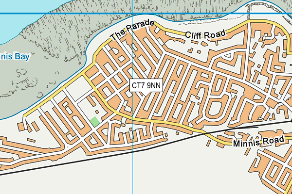 CT7 9NN map - OS VectorMap District (Ordnance Survey)