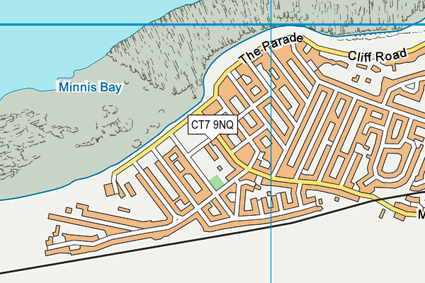 CT7 9NQ map - OS VectorMap District (Ordnance Survey)