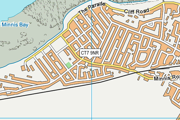 CT7 9NR map - OS VectorMap District (Ordnance Survey)