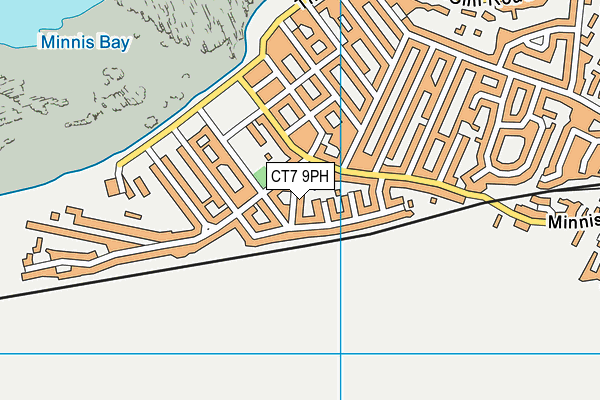 CT7 9PH map - OS VectorMap District (Ordnance Survey)