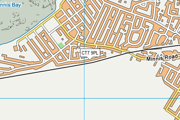 CT7 9PL map - OS VectorMap District (Ordnance Survey)