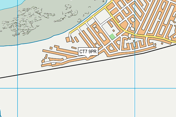 CT7 9PR map - OS VectorMap District (Ordnance Survey)