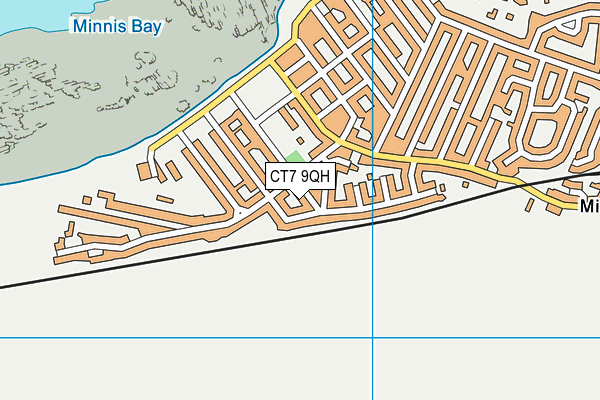 CT7 9QH map - OS VectorMap District (Ordnance Survey)