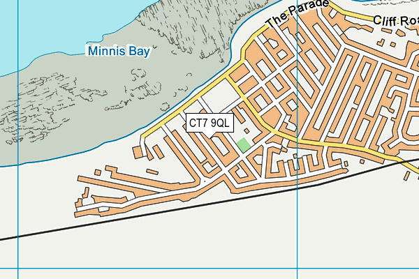CT7 9QL map - OS VectorMap District (Ordnance Survey)