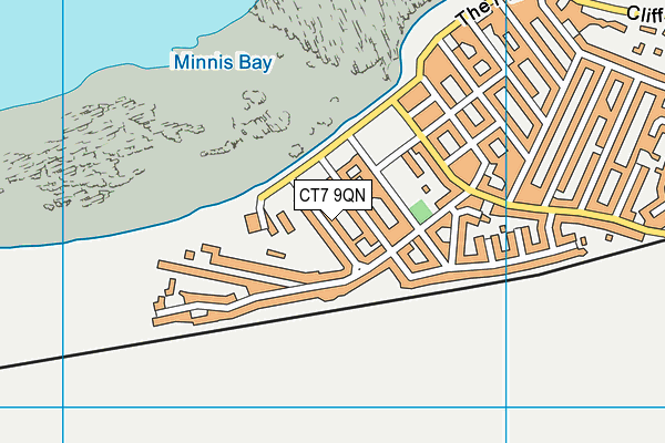 CT7 9QN map - OS VectorMap District (Ordnance Survey)