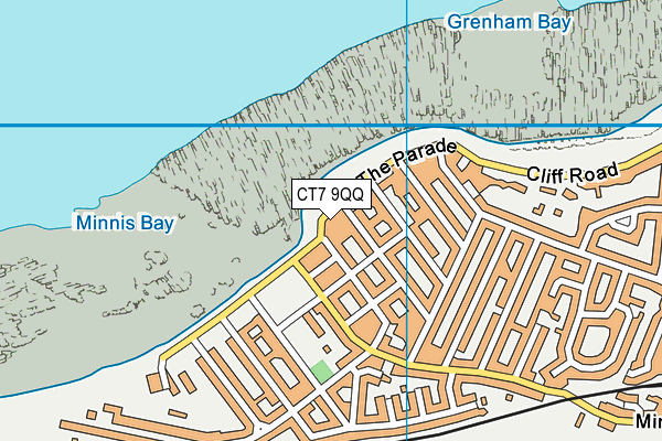 CT7 9QQ map - OS VectorMap District (Ordnance Survey)